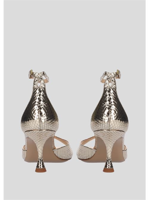 sandalo modello kumula LOLA CRUZ | 229Z51BKWHISPER IRIDE PLATINO